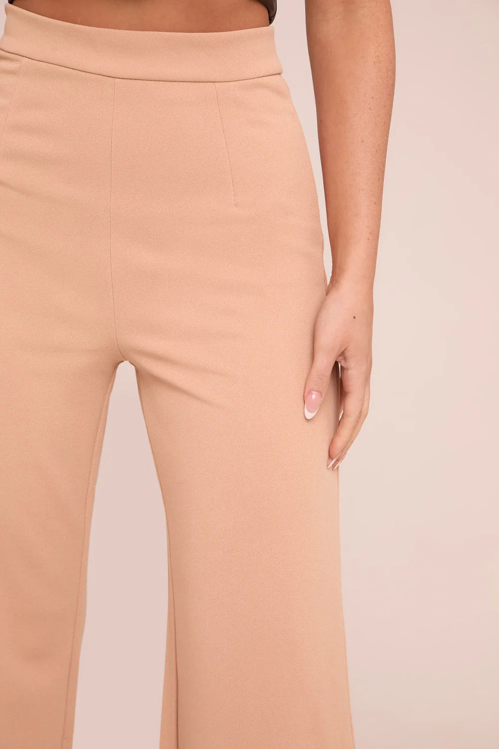 High Waist Flare Trousers -Tisha